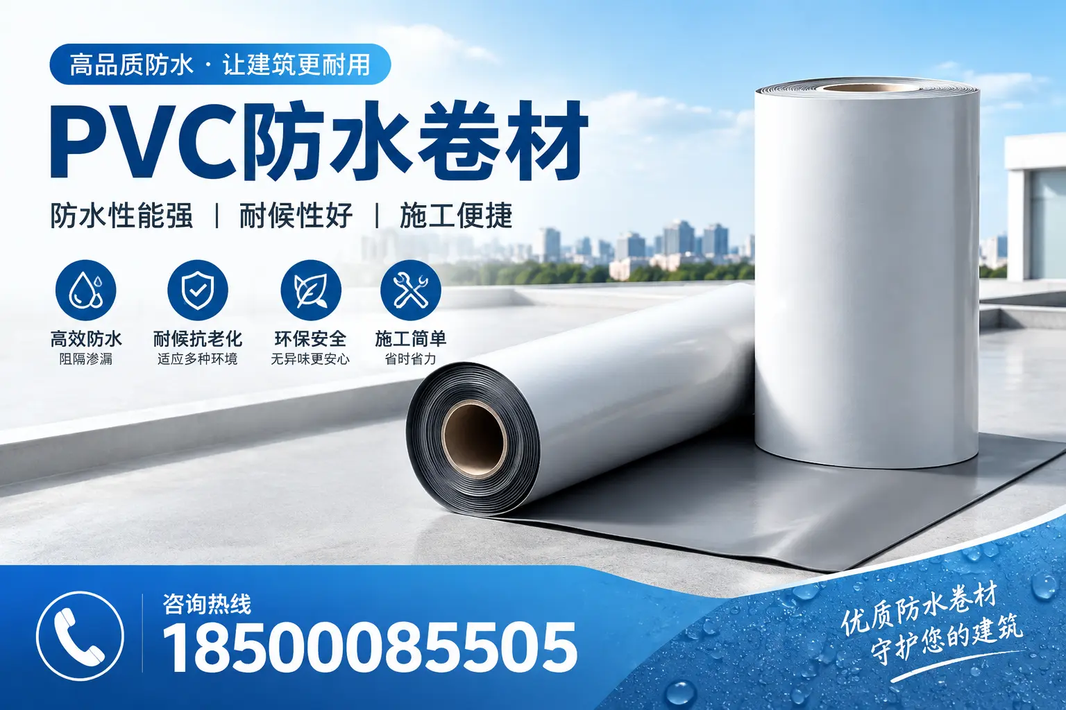 PVC防水卷材的维护保养秘籍，保障衡水客户的投资